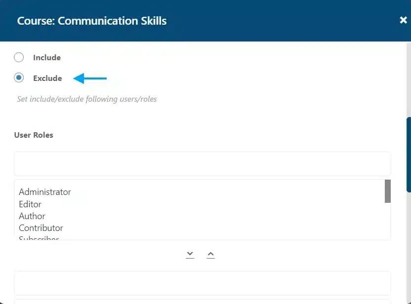 wpinnovators product access scheduler for learndash exclude specific users or user roles from the course schedule image wpinnovators product access scheduler for learndash exclude specific users or user roles from the course schedule image