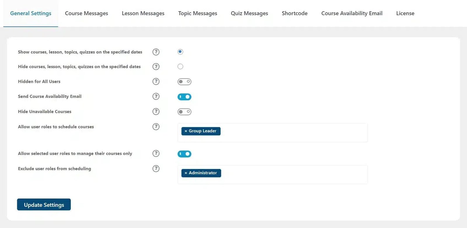wpinnovators product access scheduler for learndash exclude user roles from scheduling image wpinnovators product access scheduler for learndash exclude user roles from scheduling image