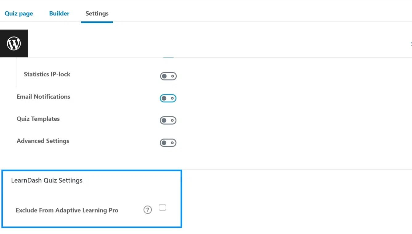 wpinnovators product adaptive learning for learndash configure the student level grading criteria image wpinnovators product adaptive learning for learndash configure the student level grading criteria image