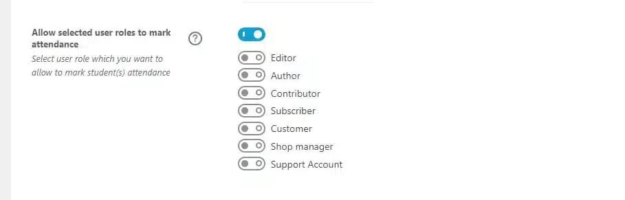 wpinnovators product attendance management for learndash allow selected user roles to mark attendance image wpinnovators product attendance management for learndash allow selected user roles to mark attendance image