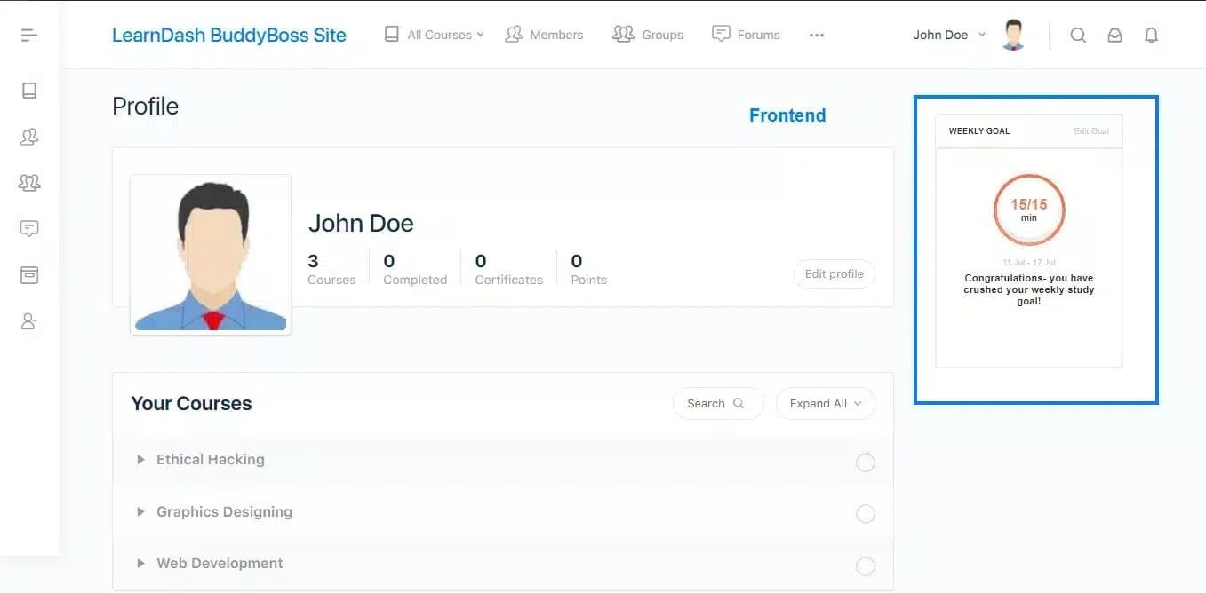 wpinnovators product learning goals for learndash enhance user experience with a widget on learndash profile page image wpinnovators product learning goals for learndash enhance user experience with a widget on learndash profile page image