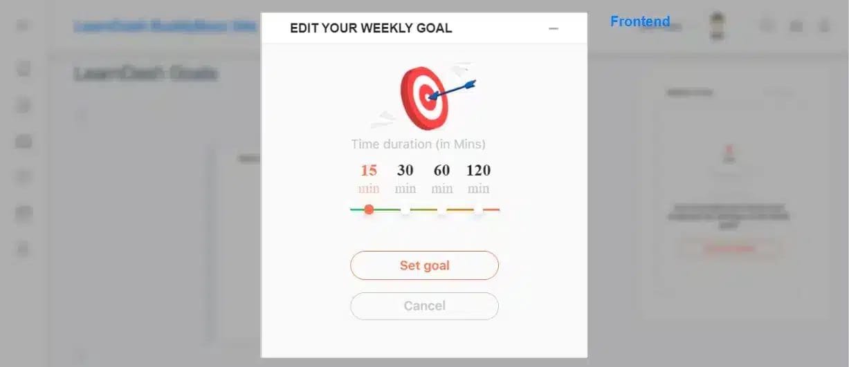 wpinnovators product learning goals for learndash set goal time in mins image wpinnovators product learning goals for learndash set goal time in mins image