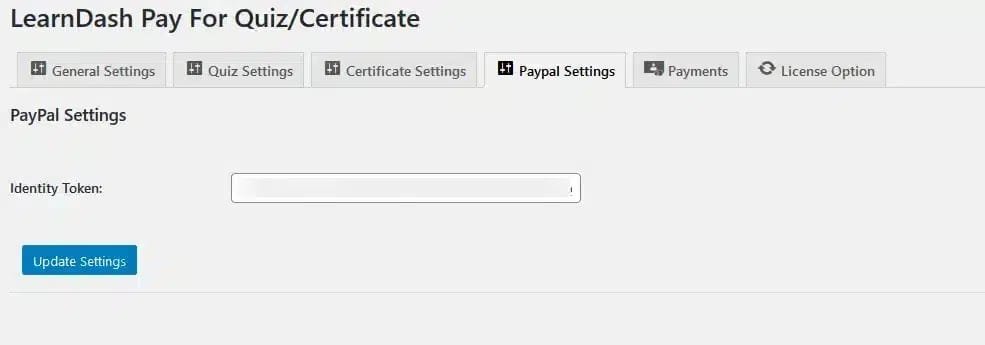 wpinnovators product paid access to quiz and certificate for learndash paypal settings image wpinnovators product paid access to quiz and certificate for learndash paypal settings image