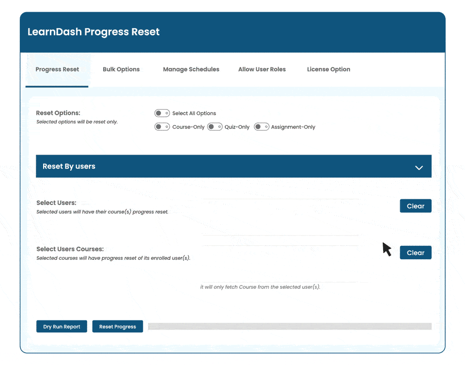 wpinnovators product progress reset for learndash backup data with pre reset reports image wpinnovators product progress reset for learndash backup data with pre reset reports image