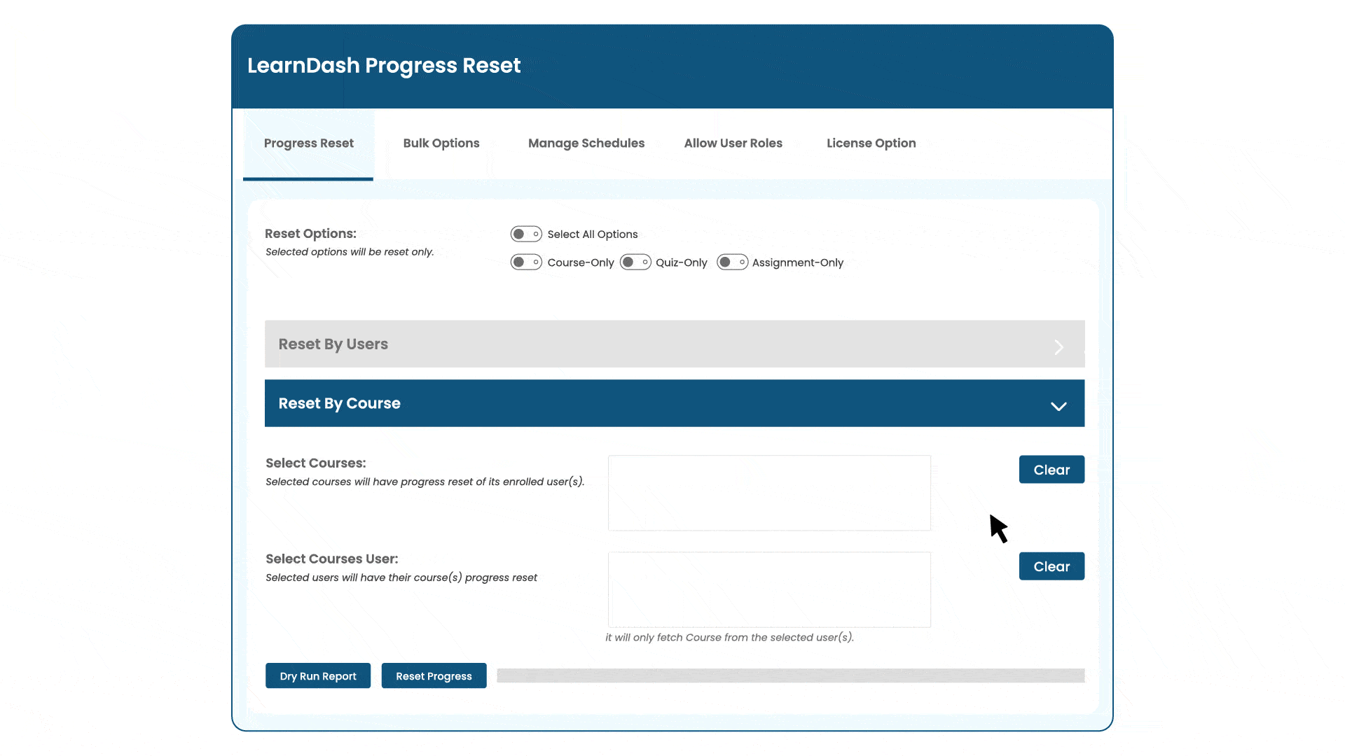 wpinnovators product progress reset for learndash combinations of courses and users image wpinnovators product progress reset for learndash combinations of courses and users image