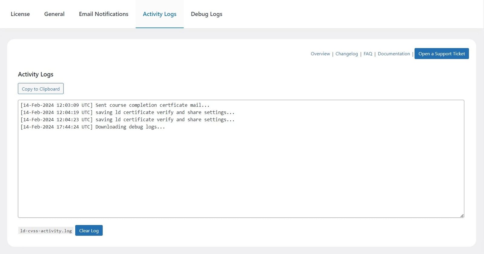 wpinnovators product certificate verify and share for learndash activity logs image wpinnovators product certificate verify and share for learndash activity logs image