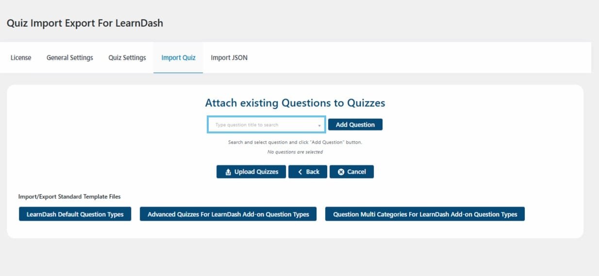 wpinnovators product quiz import export for learndash add existing questions image wpinnovators product quiz import export for learndash add existing questions image