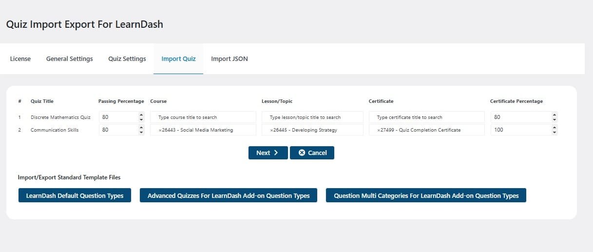 wpinnovators product quiz import export for learndash bulk import image wpinnovators product quiz import export for learndash bulk import image
