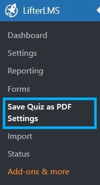 wpinnovators product save quiz as pdf for lifterlms main menu image wpinnovators product save quiz as pdf for lifterlms main menu image