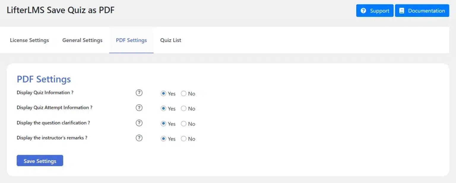 wpinnovators product save quiz as pdf for lifterlms pdf settings image wpinnovators product save quiz as pdf for lifterlms pdf settings image