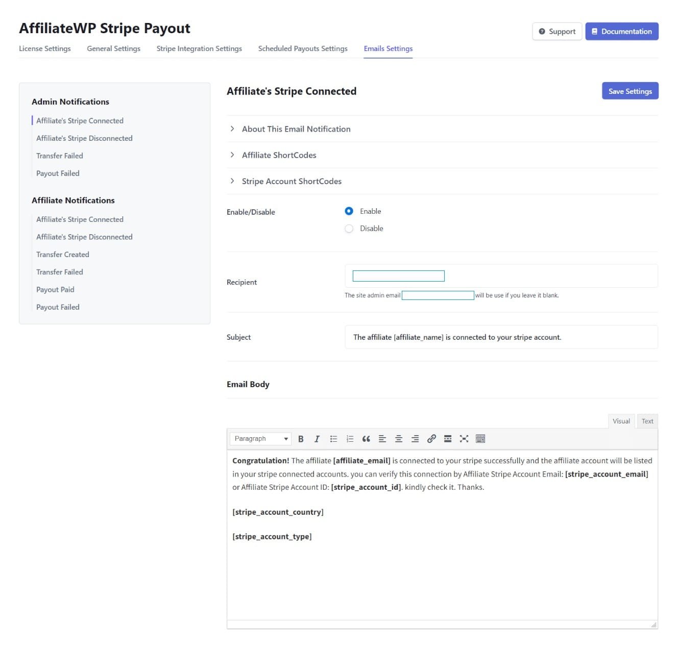 wpinnovators product stripe payout for affiliatewp emails settings image wpinnovators product stripe payout for affiliatewp emails settings image