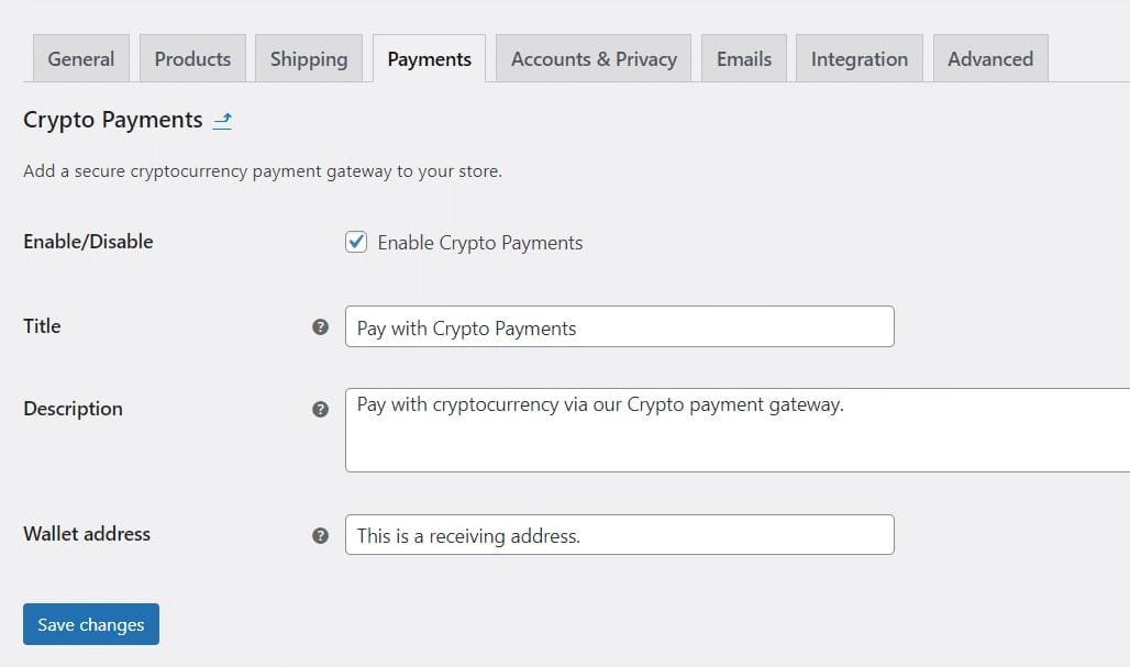 wpinnovators product metamask payment gateway for woocommerce configuration image wpinnovators product metamask payment gateway for woocommerce configuration image
