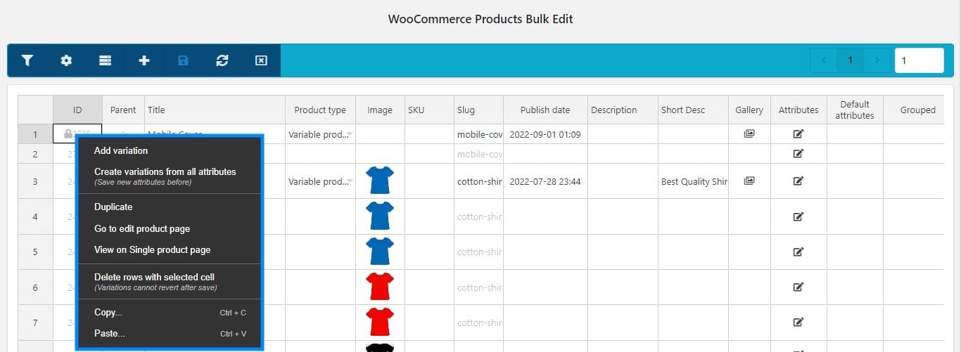 wpinnovators product products bulk editor for woocommerce edit and update multiple products at once image