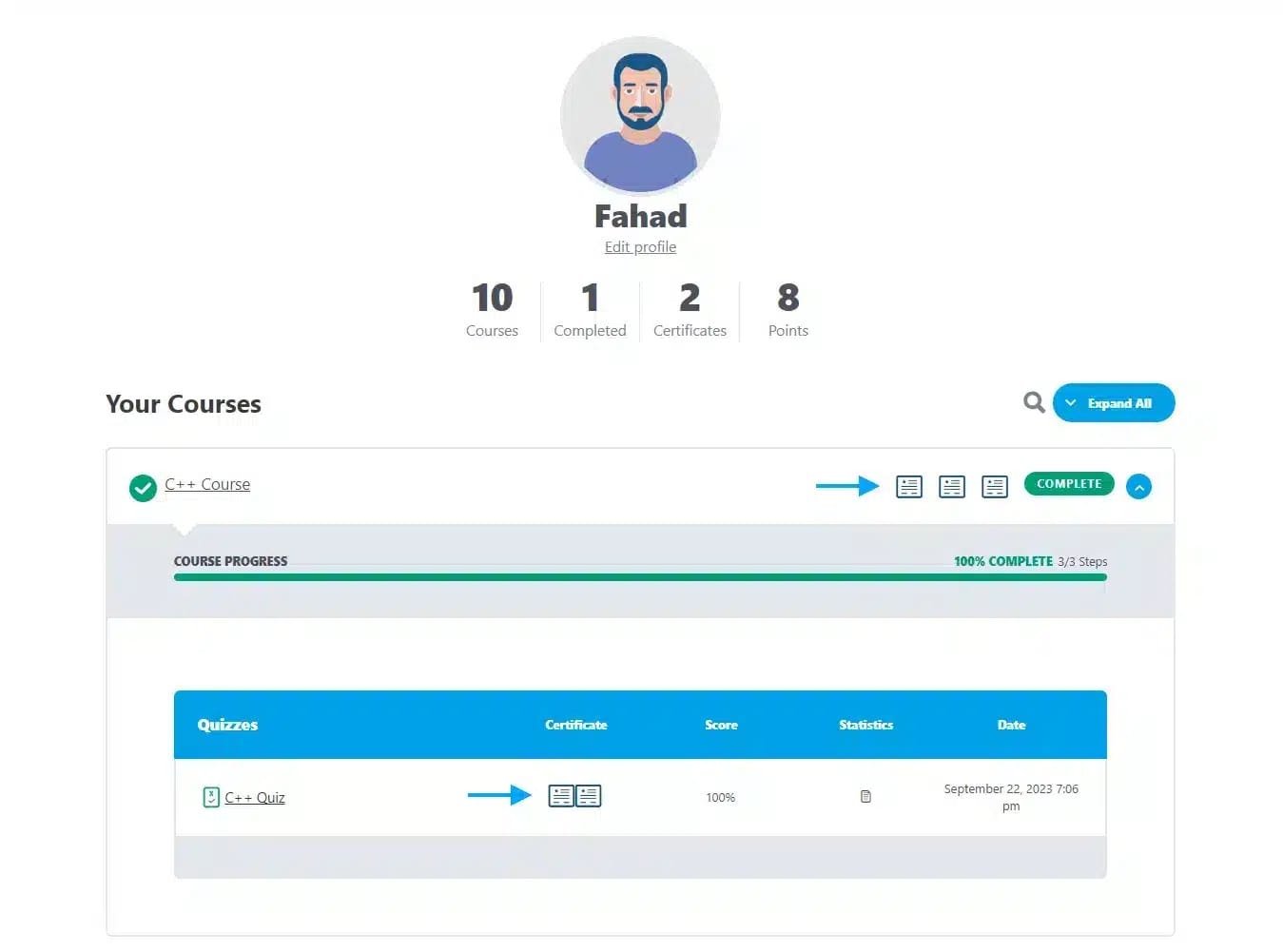 wpinnovators product multi choice certificates for learndash user profile image wpinnovators product multi choice certificates for learndash user profile image