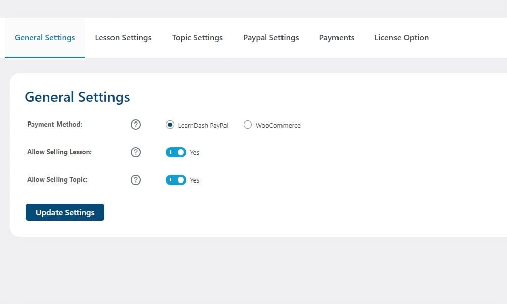 wpinnovators product premium content for learndash general settings image