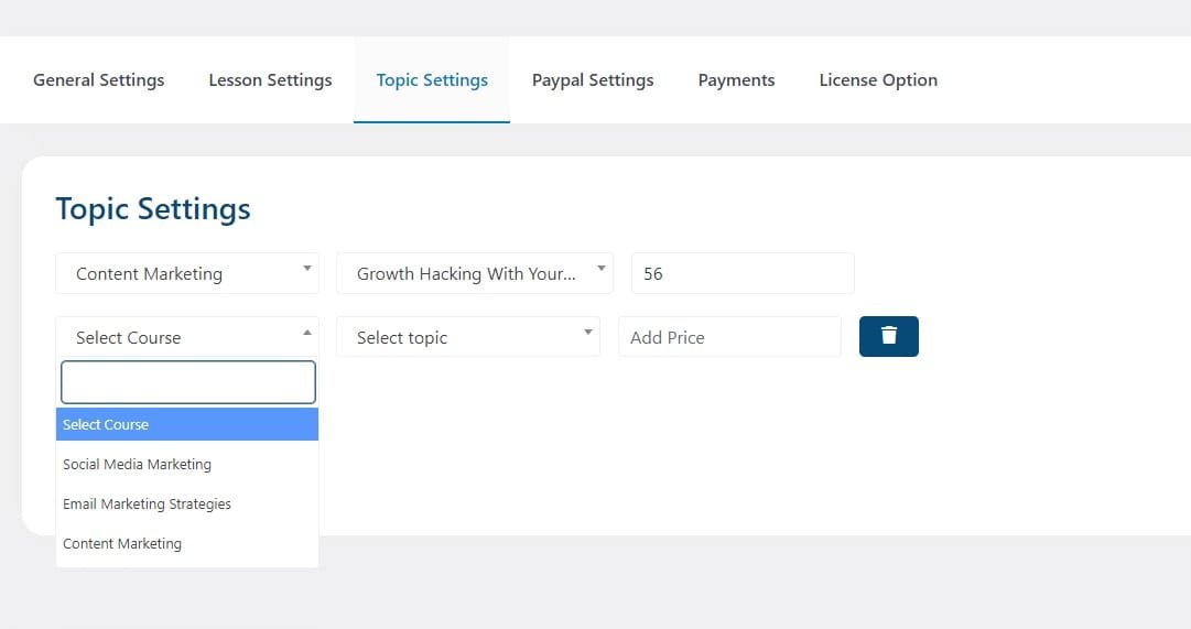 wpinnovators product premium content for learndash topic settings image