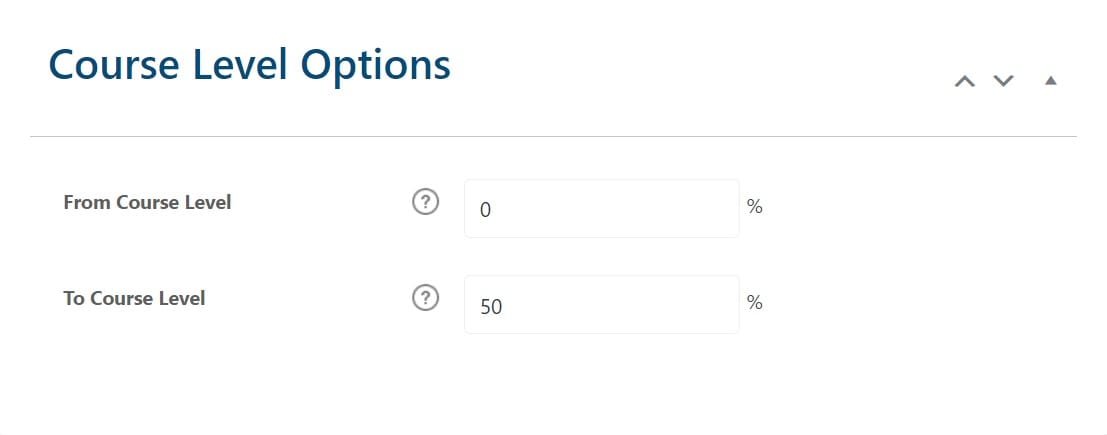 wpinnovators product adaptive learning for learndash course level options image wpinnovators product adaptive learning for learndash course level options image