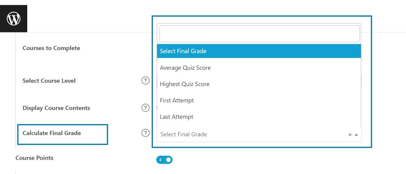 wpinnovators product adaptive learning for learndash course settings 03 wpinnovators product adaptive learning for learndash course settings 03