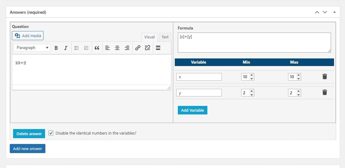 wpinnovators product advanced quizzes for learndash calculation formula addition settings image wpinnovators product advanced quizzes for learndash calculation formula addition settings image