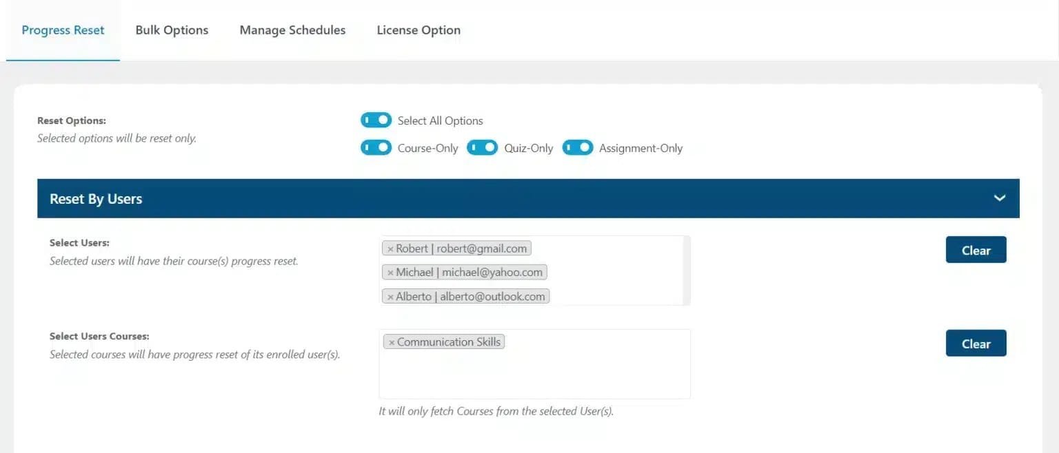 wpinnovators product progress reset for learndash reset by users select users courses image wpinnovators product progress reset for learndash reset by users select users courses image
