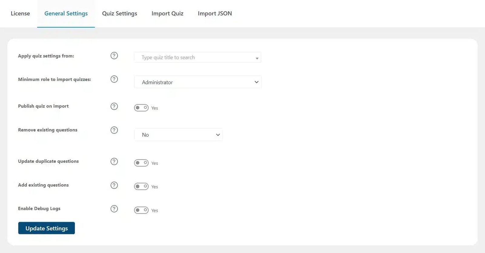 wpinnovators product quiz import export for learndash general settings image wpinnovators product quiz import export for learndash general settings image