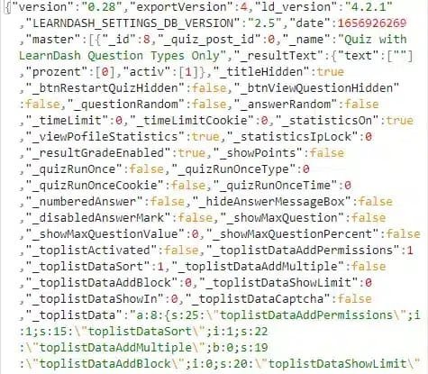 wpinnovators product quiz import export for learndash json format image wpinnovators product quiz import export for learndash json format image