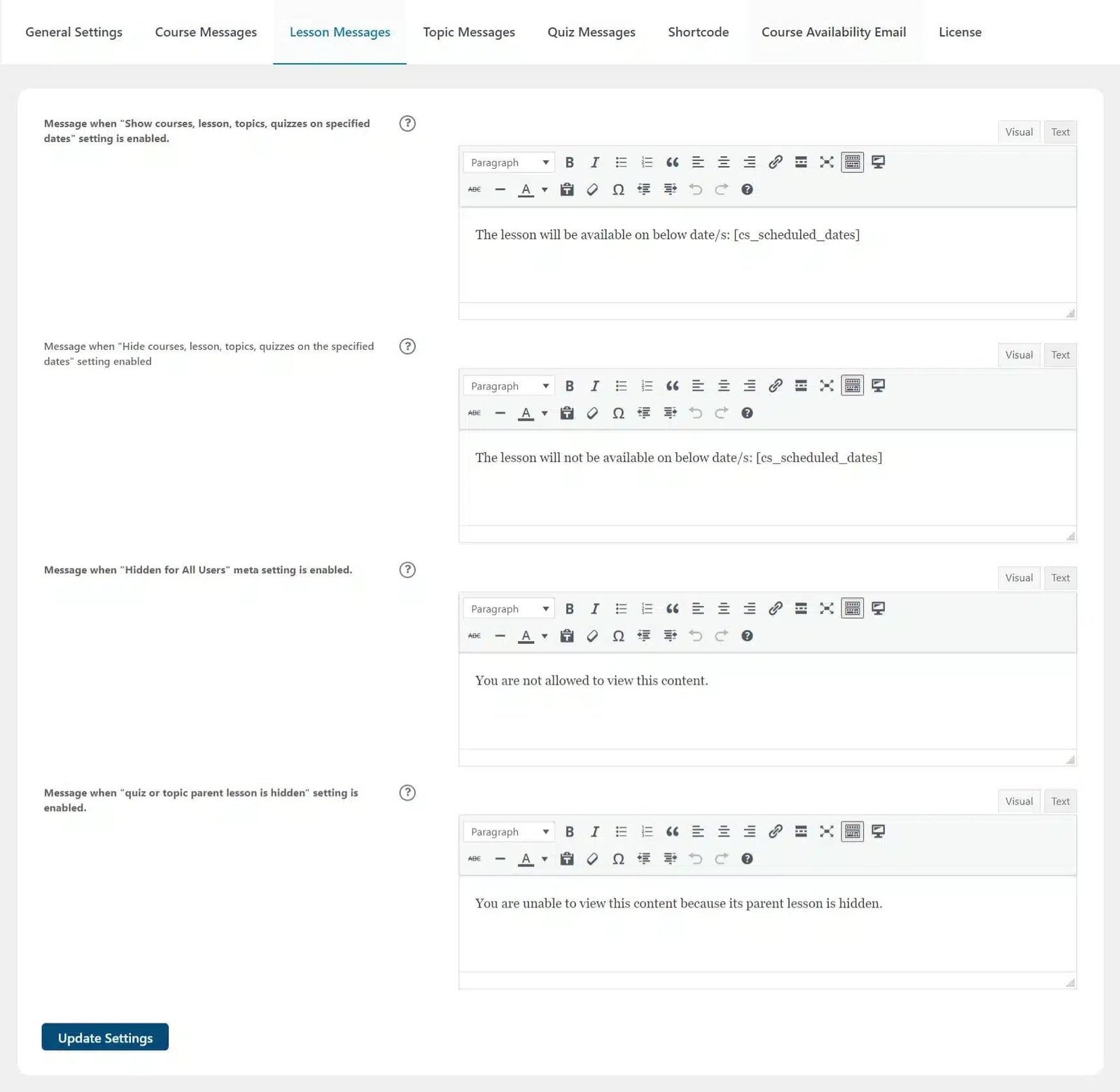 wpinnovators product access scheduler for learndash lesson messages image wpinnovators product access scheduler for learndash lesson messages image