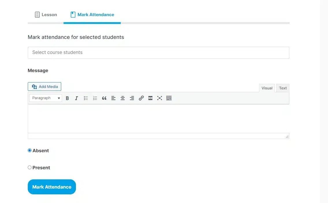 wpinnovators product attendance management for learndash mark attendance from frontend image wpinnovators product attendance management for learndash mark attendance from frontend image