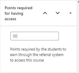 wpinnovators product learndash advanced integration for affiliatewp points required for having access course by meta box image