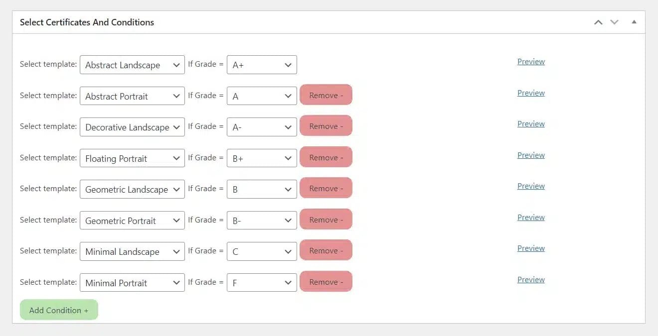 wpinnovators product multi certificates for tutorlms select certificates and conditions full image wpinnovators product multi certificates for tutorlms select certificates and conditions full image