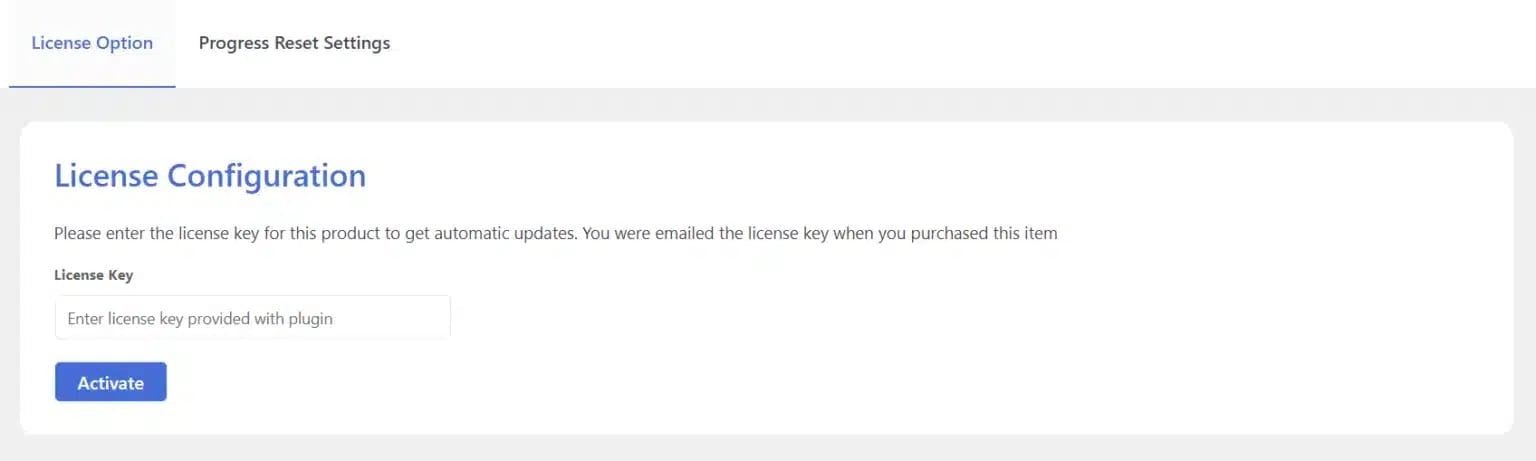 wpinnovators product progress reset for lifterlms licensing image