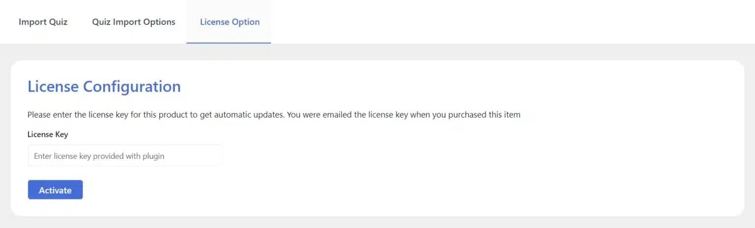 wpinnovators product quiz import export for lifterlms licensing image