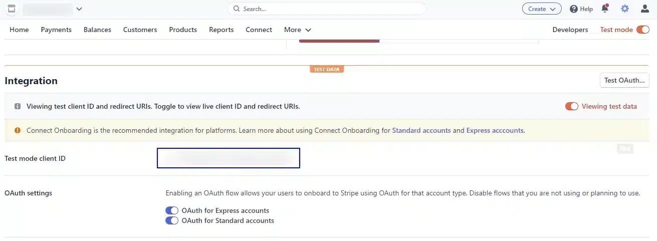 wpinnovators product stripe payout for affiliatewp test mode client id image wpinnovators product stripe payout for affiliatewp test mode client id image