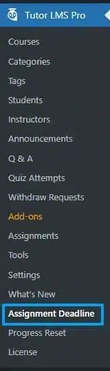 wpinnovators product assignment deadline for tutorlms main menu image wpinnovators product assignment deadline for tutorlms main menu image