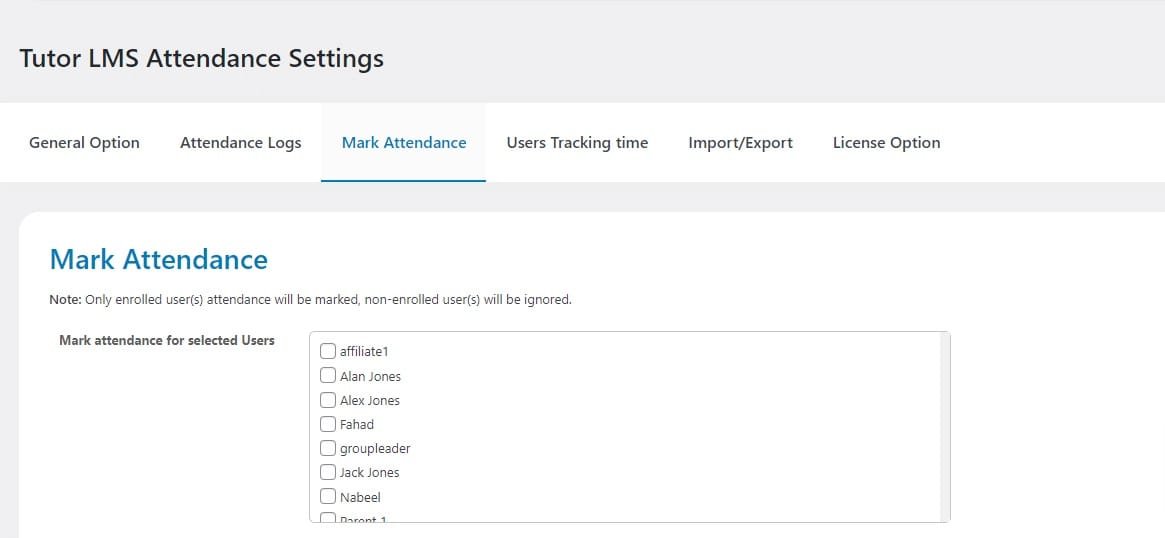 wpinnovators product attendance management for tutorlms mark attendance for selected users image wpinnovators product attendance management for tutorlms mark attendance for selected users image