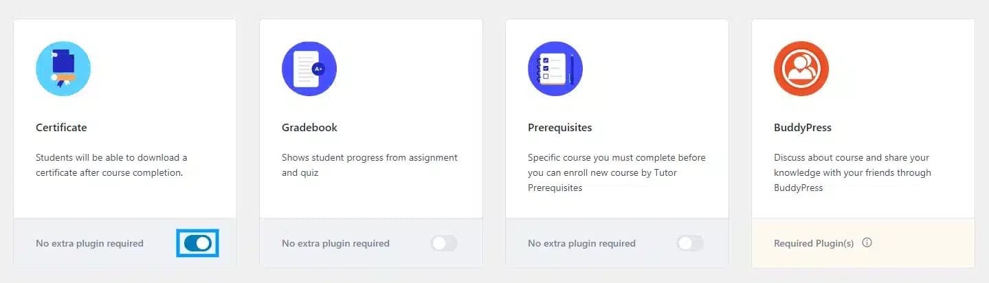 wpinnovators product certificate verify and share for tutorlms certificate module settings image wpinnovators product certificate verify and share for tutorlms certificate module settings image