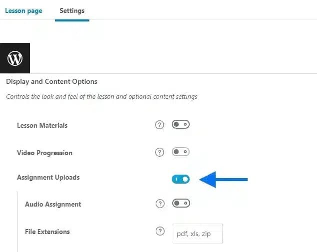 wpinnovators product audio assignment for learndash assignment uploads settings image wpinnovators product audio assignment for learndash assignment uploads settings image