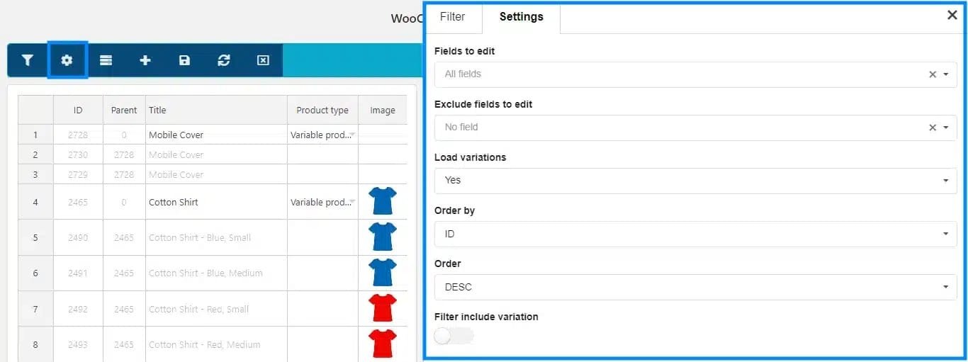 wpinnovators product products bulk editor for woocommerce filter field settings 01 image