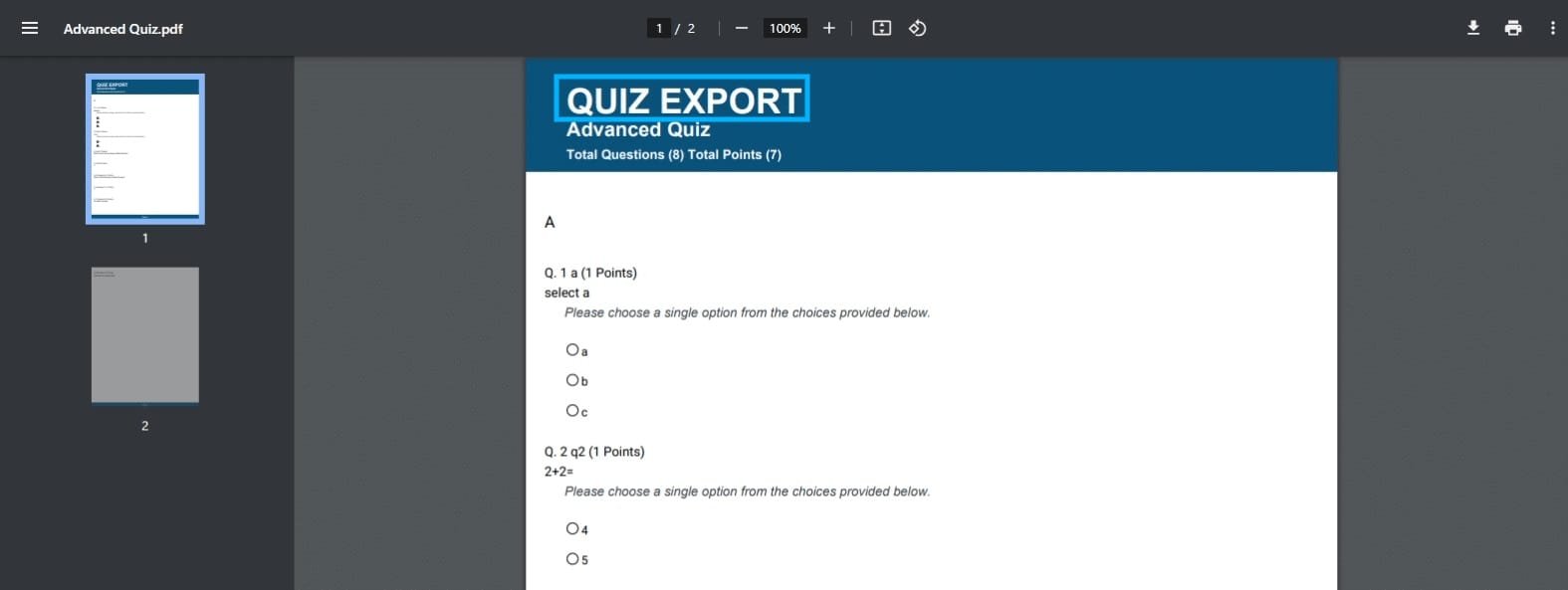 wpinnovators product course pdf generator for learndash quiz export label in pdf image