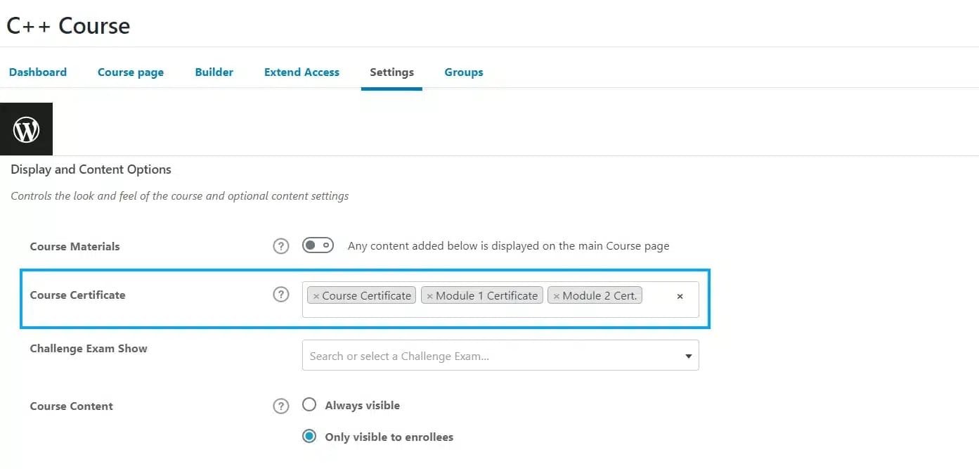 wpinnovators product multi choice certificates for learndash course settings course certificate image wpinnovators product multi choice certificates for learndash course settings course certificate image