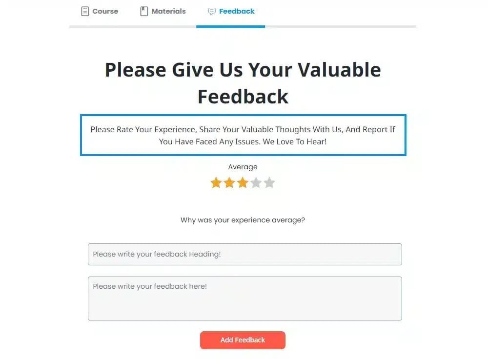 wpinnovators product student feedback for learndash description of feedback image wpinnovators product student feedback for learndash description of feedback image
