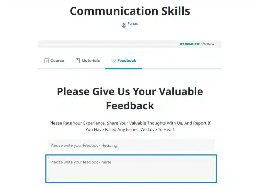 wpinnovators product student feedback for learndash feedback comment image wpinnovators product student feedback for learndash feedback comment image