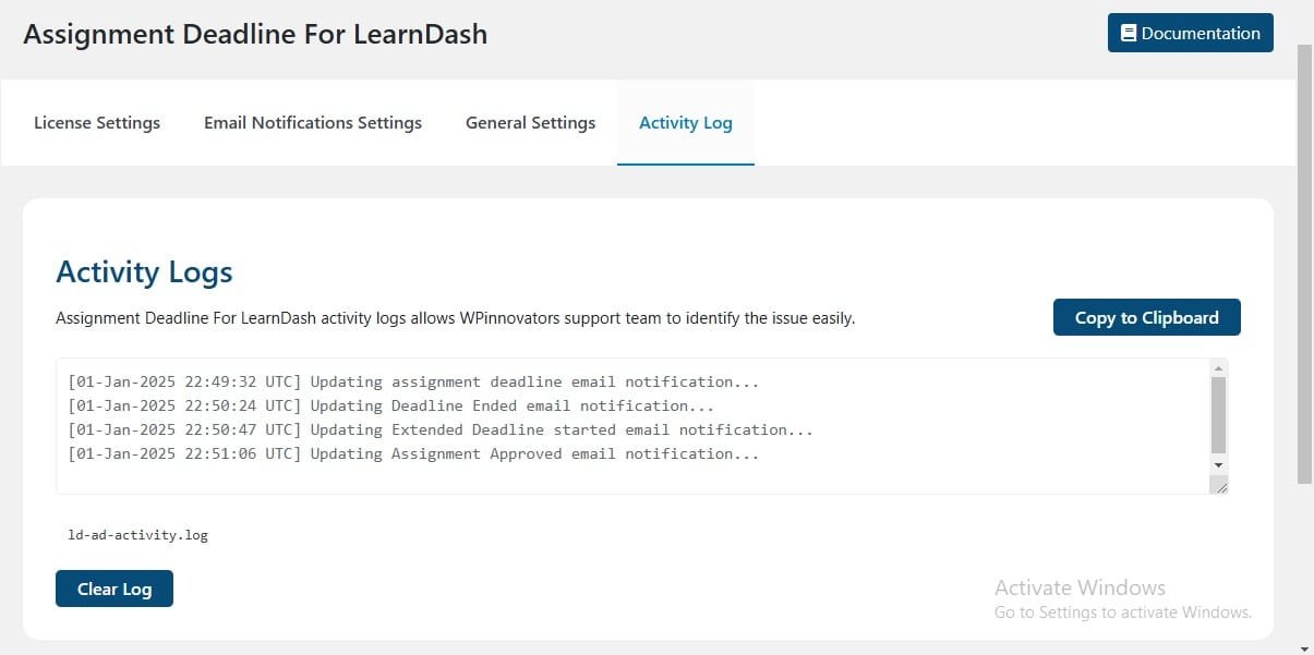 wpinnovators product assignment deadline for learndash activity logs image wpinnovators product assignment deadline for learndash activity logs image
